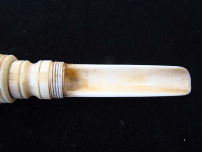 A charming 19th century carved bone Apple Corer — image 3